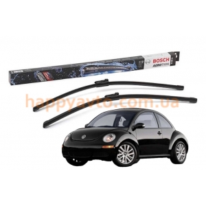 Комплект дворников на Volkswagen Beetle | Kafer 2 1998-2011— Bosch AeroTwin